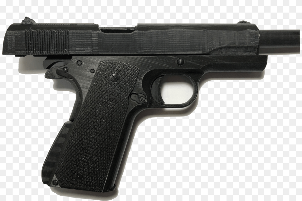 3d Printing Almost Fully Functional As A 1911 Pistol, Firearm, Gun, Handgun, Weapon Png Image