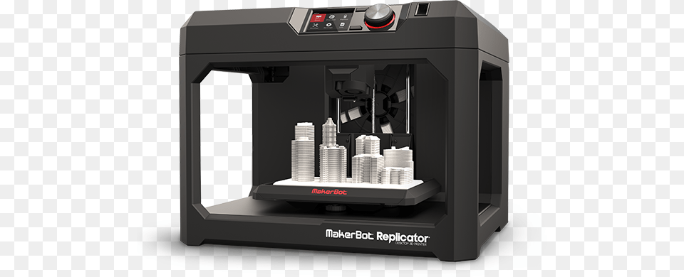 3d Printing Makerbot Replicator Fifth Generation Wireless 3d Printer, Cup, Electronics, Computer Hardware, Hardware Free Png