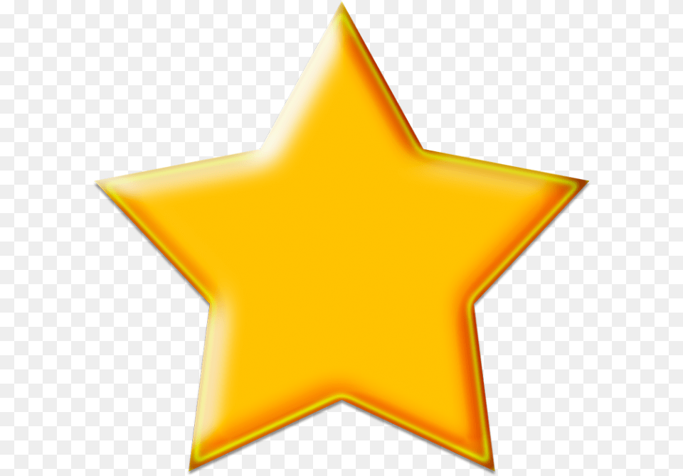 3d Rating Star Image Transparent Hollywood Star Clipart, Star Symbol, Symbol, Animal, Fish Png