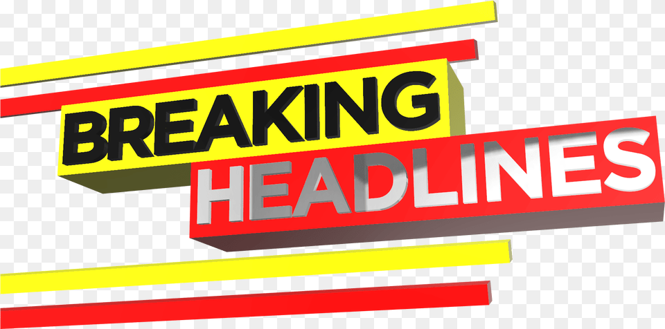 3d Rectangle Breaking News, Sign, Symbol, Scoreboard, Text Free Transparent Png