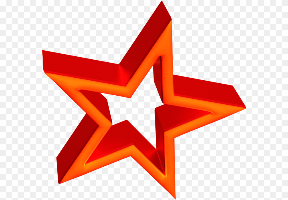 3d Red Star Wikimedia Commons, Star Symbol, Symbol Png
