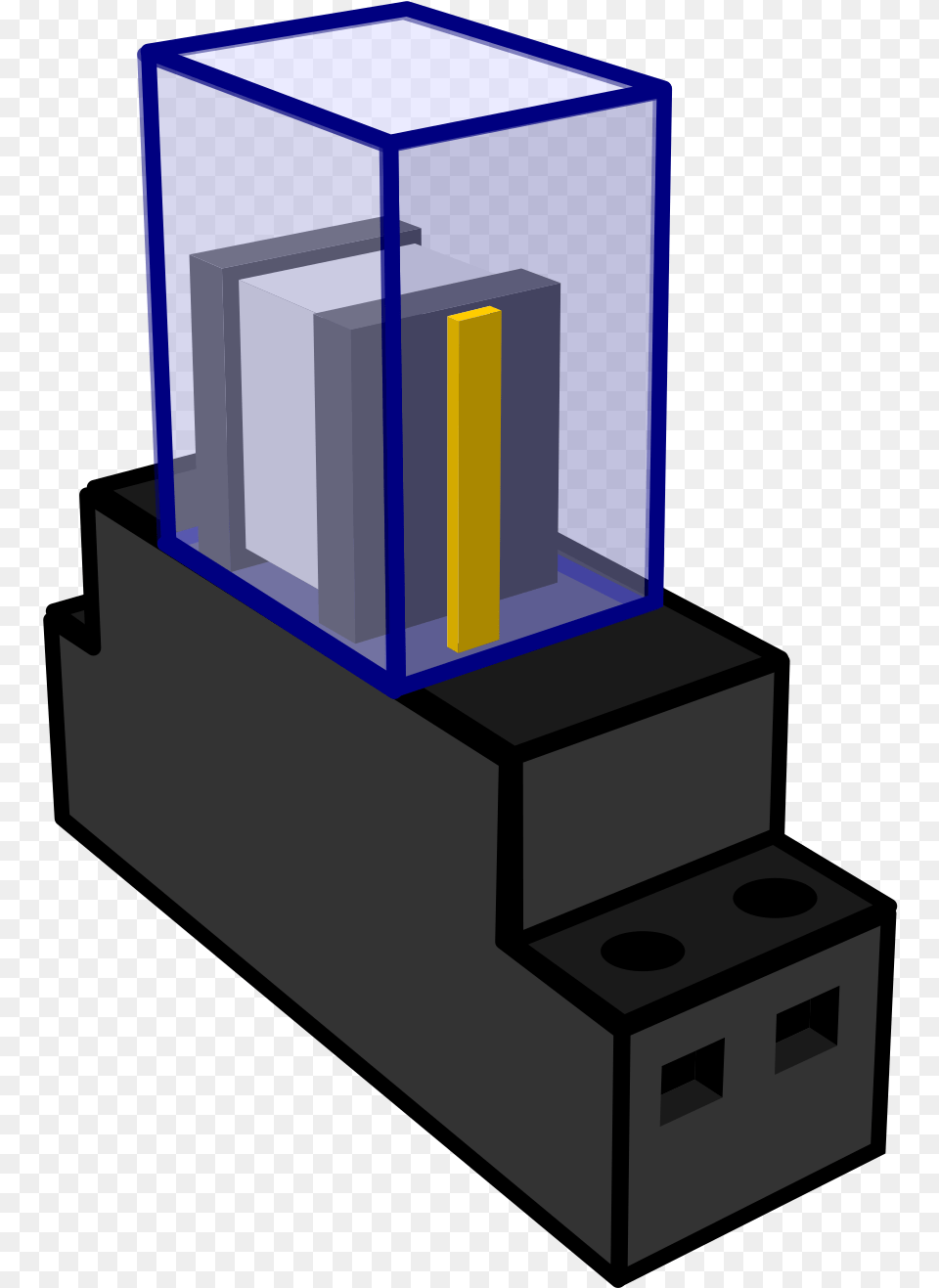 3d Relay Clip Arts Architecture, Computer Hardware, Electronics, Hardware, Cad Diagram Free Png