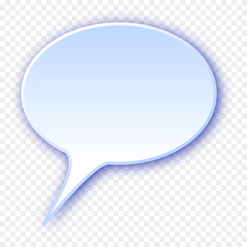 3d Rounded Speech Bubble Clipart, Balloon, Racket Free Png