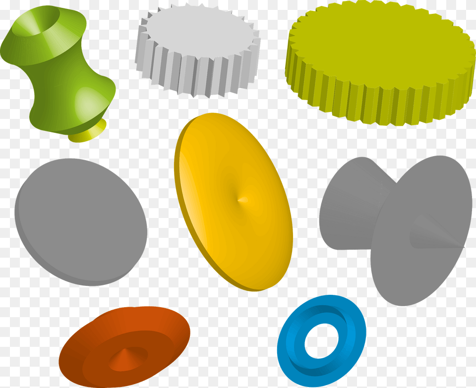 3d Shapes Clipart, Machine Free Png