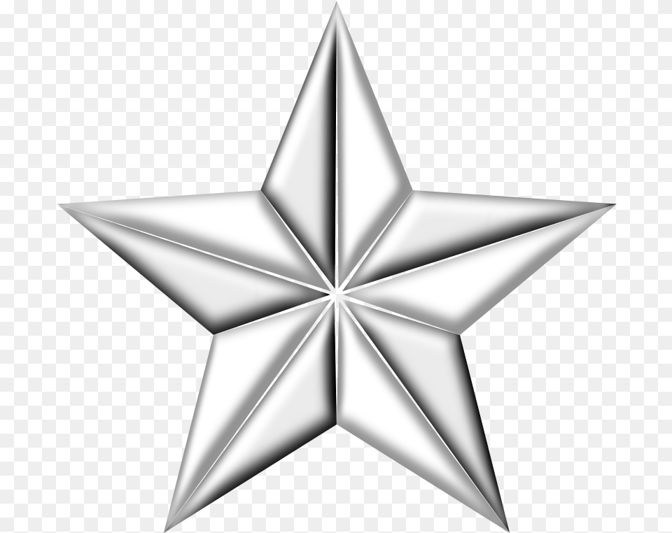 3d Silver Star Clipart Silver Star Icon, Star Symbol, Symbol Png