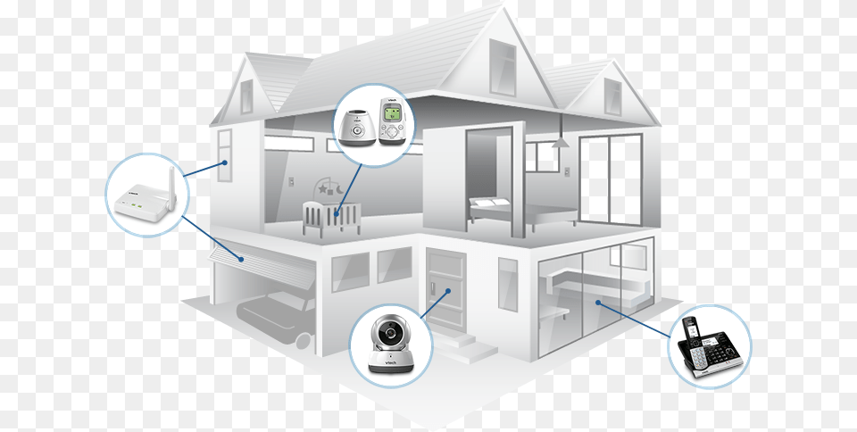 3d Smart Home, Architecture, Building, Housing, Indoors Png