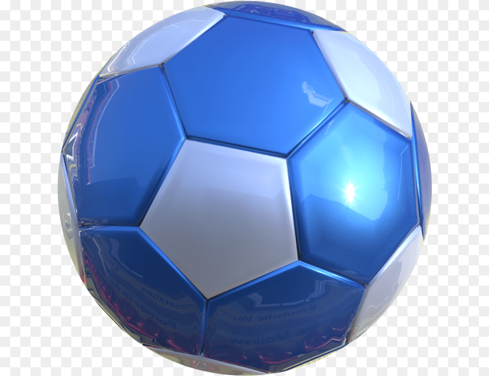 3d Soccer Ball Blue Soccer Ball Transparent Background, Football, Soccer Ball, Sport, Sphere Png