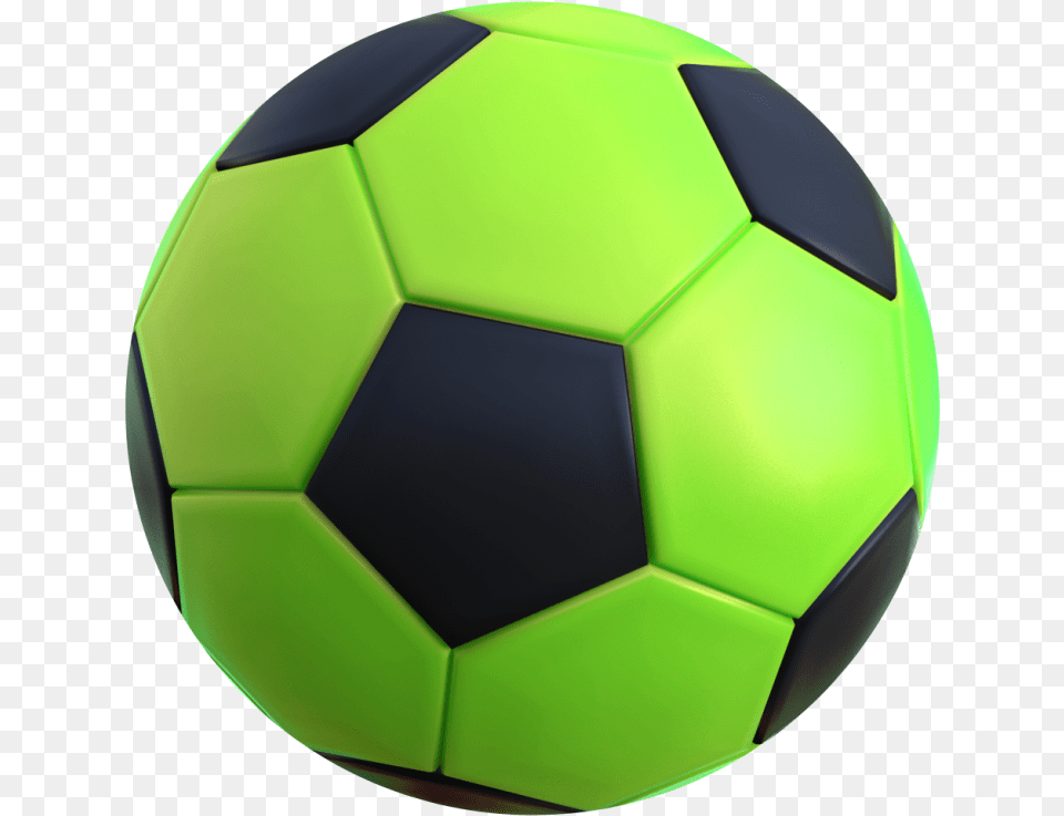 3d Soccer Ball Green Soccer Ball Football 3d, Soccer Ball, Sport Png