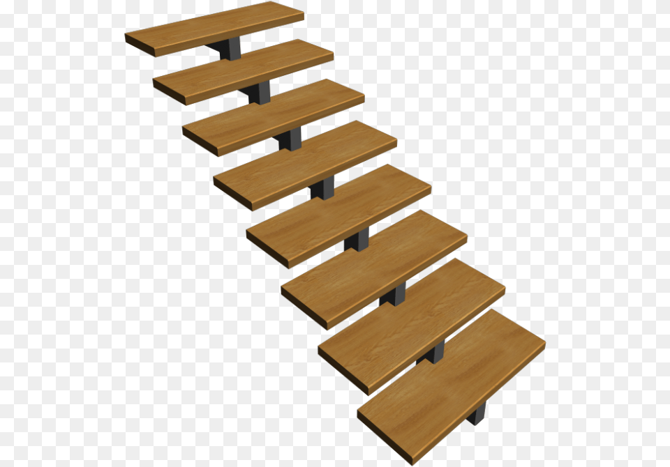 3d Staircase Plywood, Architecture, Wood, Housing, House Free Png Download