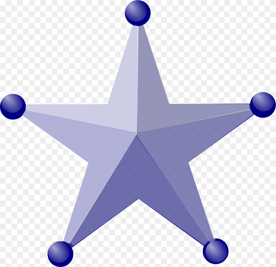 3d Star Badge Clipart, Symbol, Star Symbol, Device, Grass Png