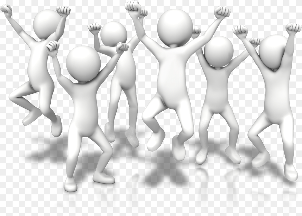 3d Stick Figure Group, People, Person, Baby, Crowd Png Image