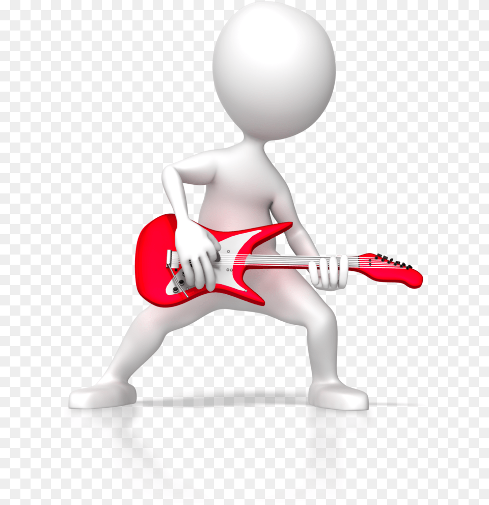 3d Stick Figures, Baby, Person, Guitar, Musical Instrument Free Transparent Png