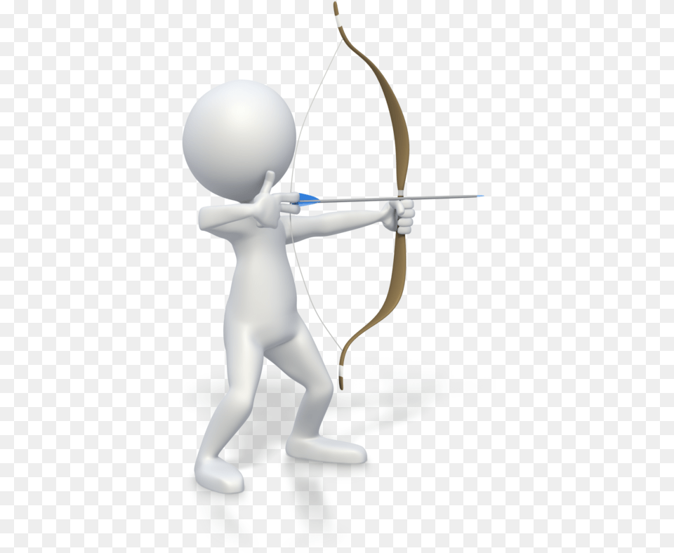 3d Stickman I Got This Stick Figure With Weapon Bow And Arrow Clip Art, Archery, Sport, Archer, Person Free Png Download