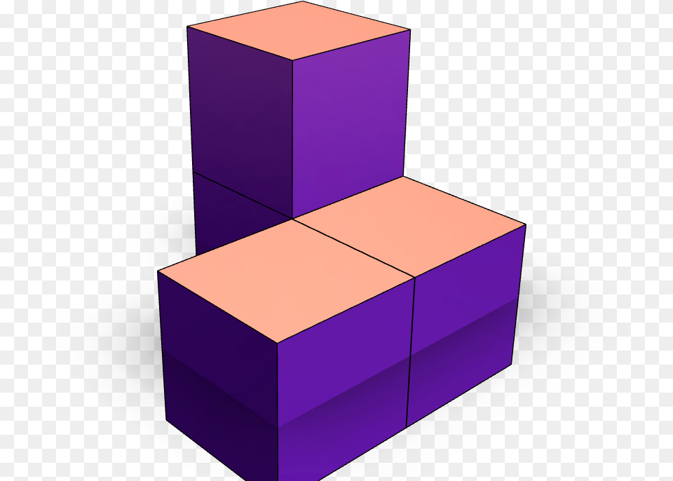 3d Tetris Box, Cardboard, Carton Free Png