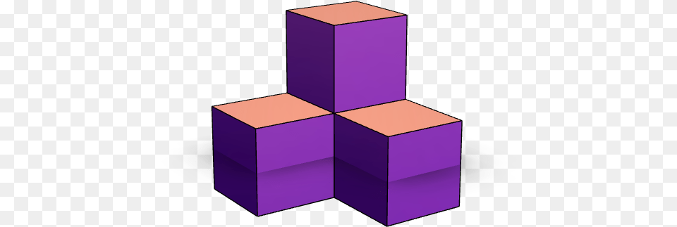 3d Tetris Piece 3d Tetris, Purple, Mailbox Png
