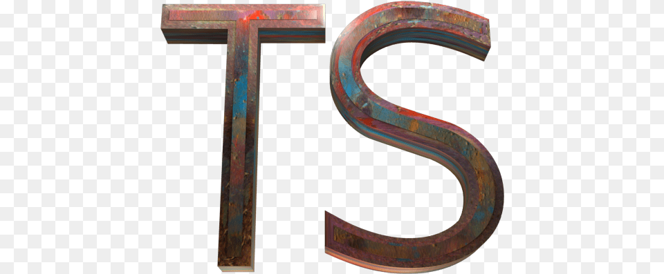 3d Text Logo Ts Logo 3d, Symbol, Number Png