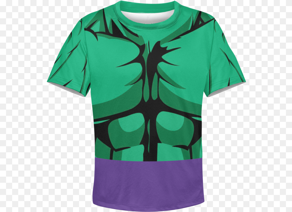3d The Incredible Hulk Full Print Hoodie T Shirt Active Shirt, Clothing, T-shirt Png
