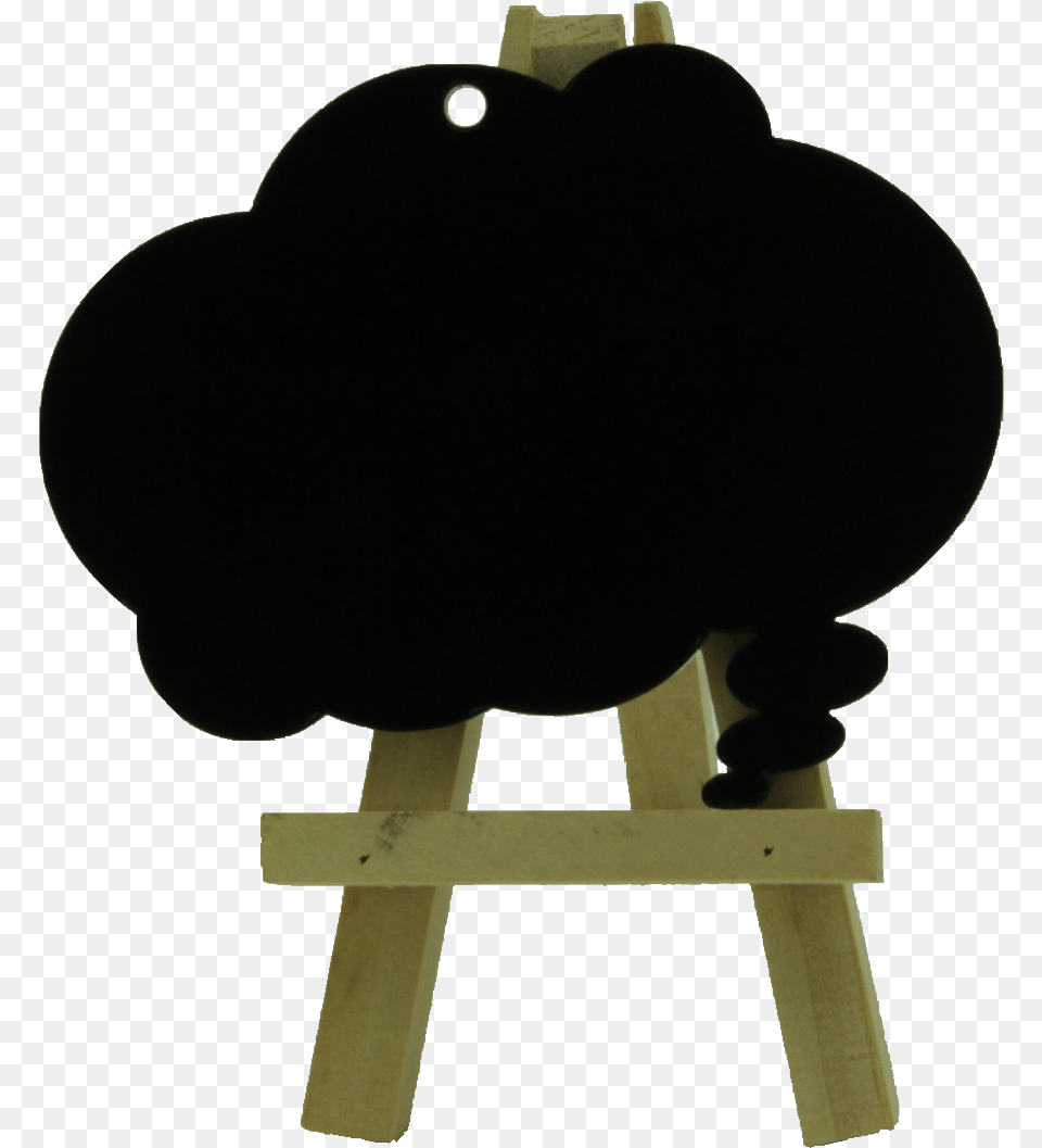 3d Thought Bubble, Blackboard, Wood, Silhouette Free Png