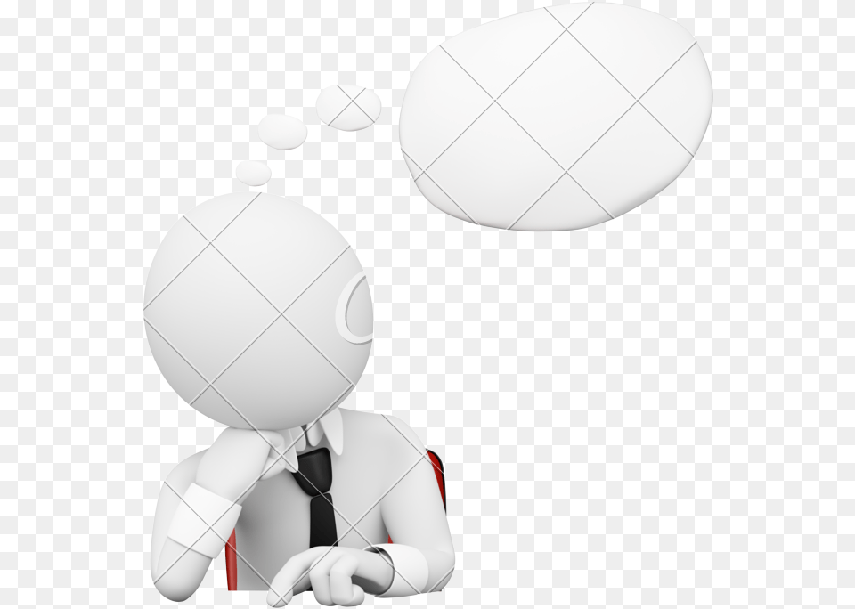 3d Thought Bubble White Bubble People Clipart, Photography, Baby, Person, Balloon Free Png Download