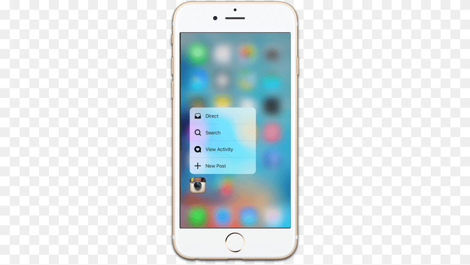 3d Touch Instagram, Electronics, Mobile Phone, Phone, Iphone Png