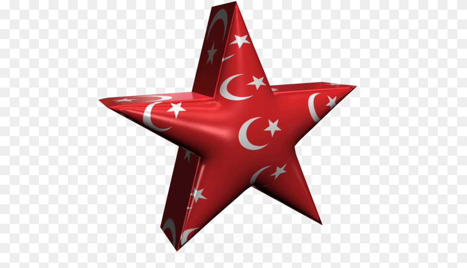 3d Turkish Star 3d Star Animated Gif, Star Symbol, Symbol, Rocket, Weapon Free Transparent Png