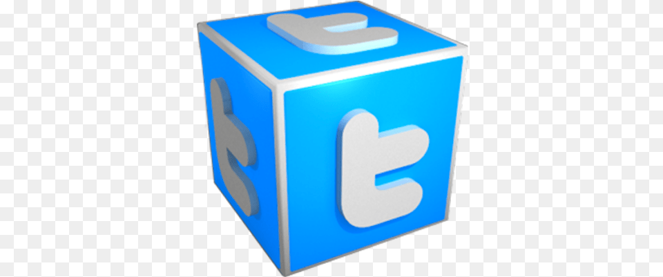 3d Twitter Logo Cube Vector Graphic Vectorhqcom Twitter 3d Logo, Text, Box, Number, Symbol Free Png Download