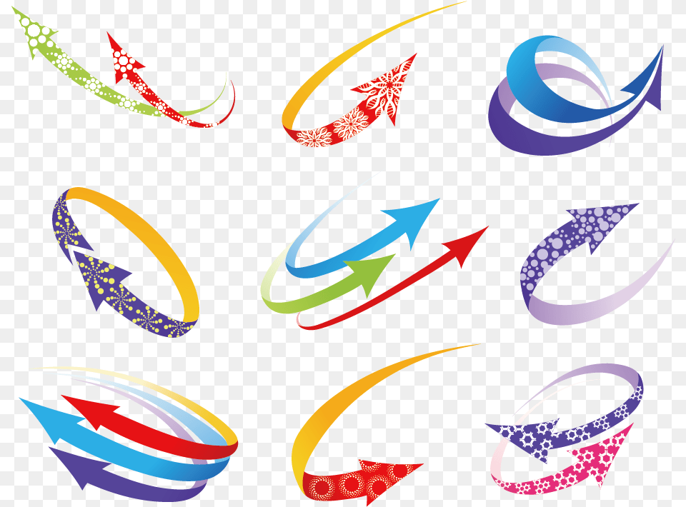 3d Vector Arrows Free Download, Art, Person, Logo, Accessories Png