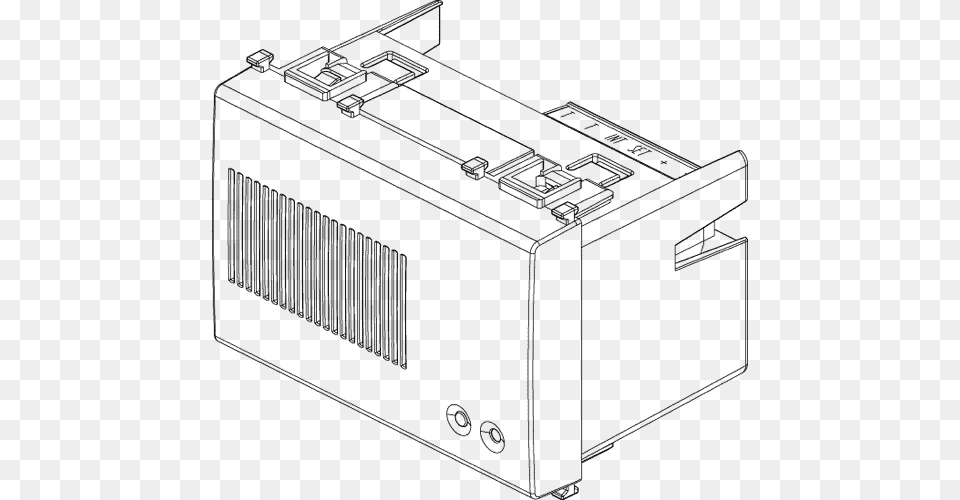 3d View Suoneria Bitonale Da Incasso, Computer Hardware, Electronics, Hardware Free Transparent Png