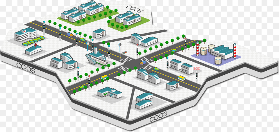 3d Virtual Street View Let The Operation And Maintenance, Terminal, Intersection, Road, Neighborhood Png