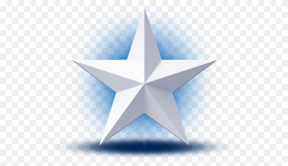3d White Benefit Star Featuredcontent 3d White Star, Star Symbol, Symbol Free Transparent Png