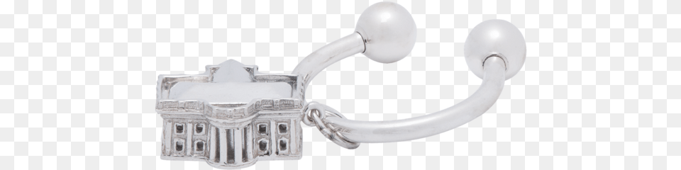 3d White House Sterling Silver Key Chain Solid, Cuff Free Transparent Png