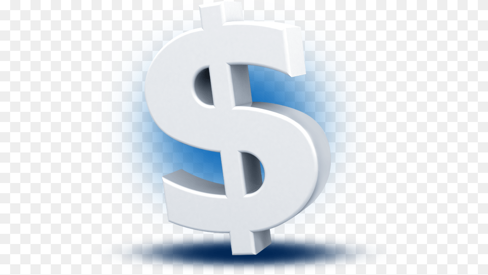 3d White Money Symbol Featuredcontent Dolar 3d, Number, Text Free Png Download