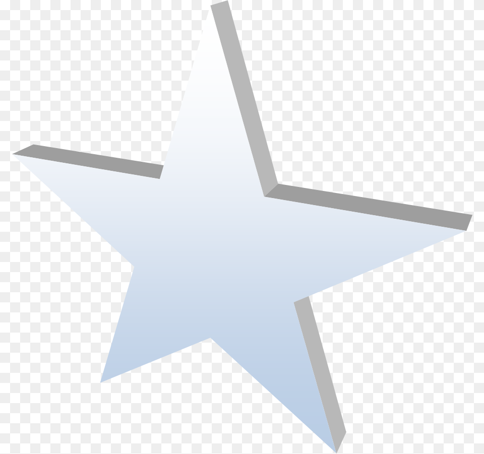 3d White Star, Star Symbol, Symbol Free Png Download