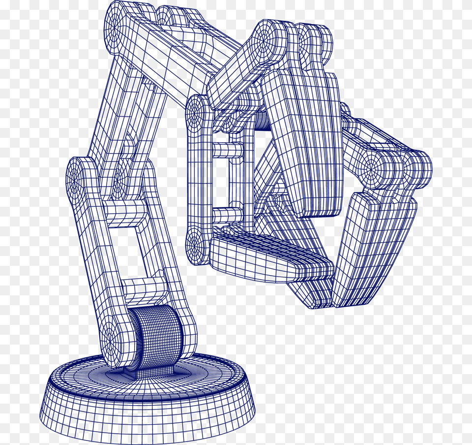 3d Wireframe Vector Png Image