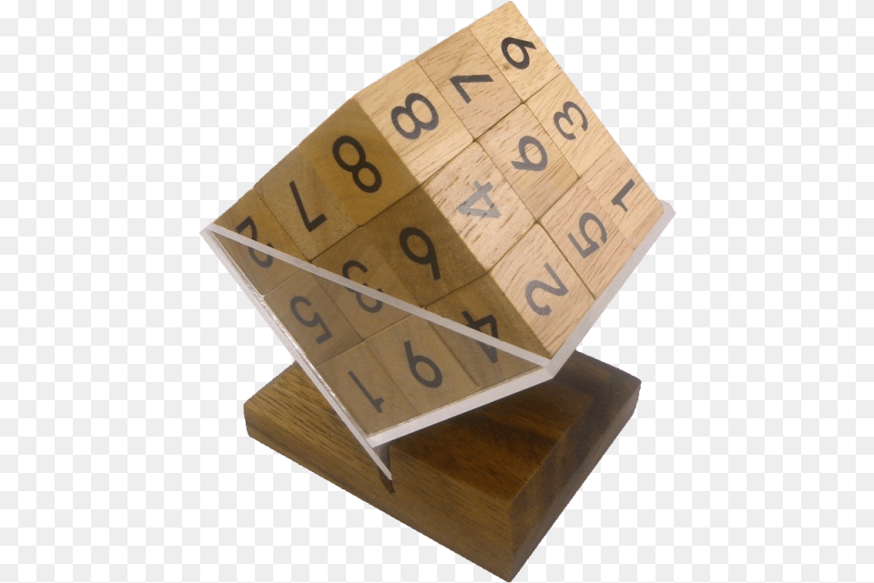 3d Wooden Sudoku Cube 3d Puzzles Lvl, Text Free Png Download
