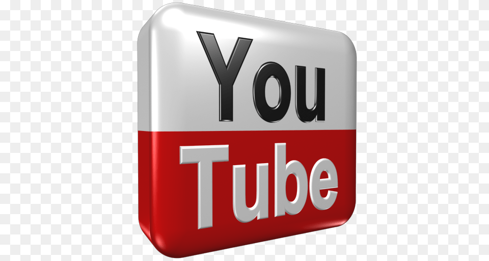3d Youtube Logo Logo Youtube 3d, First Aid, Symbol, Text, Sign Free Png