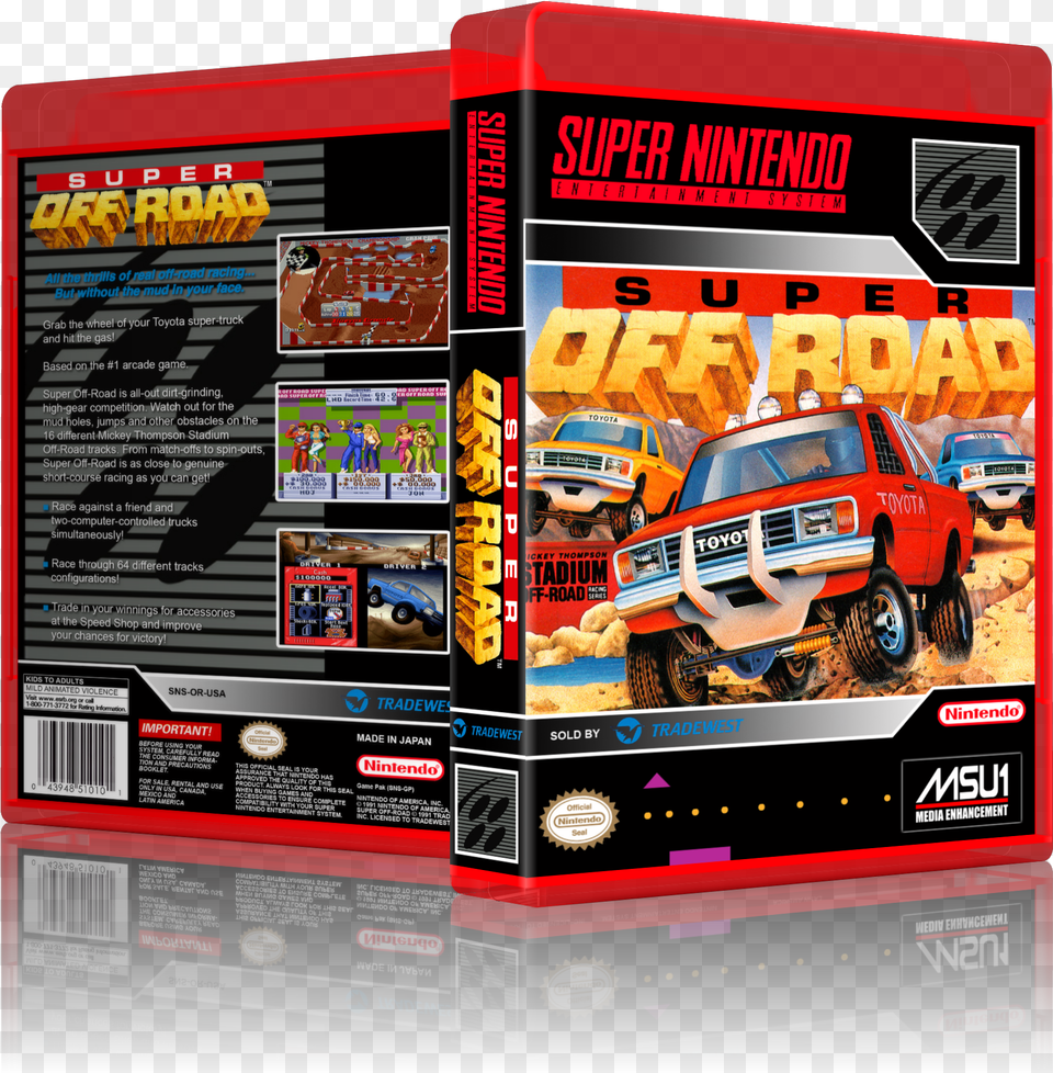 3dbox Superoffroad Snes, Advertisement, Car, Transportation, Vehicle Free Png Download