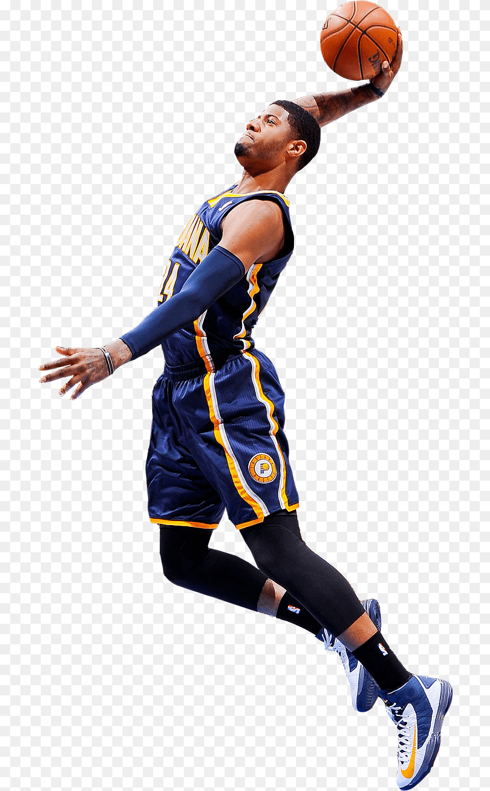 3eb71f5962 O Autographed Paul George Photo, Sphere, Ball, Basketball, Basketball (ball) Png