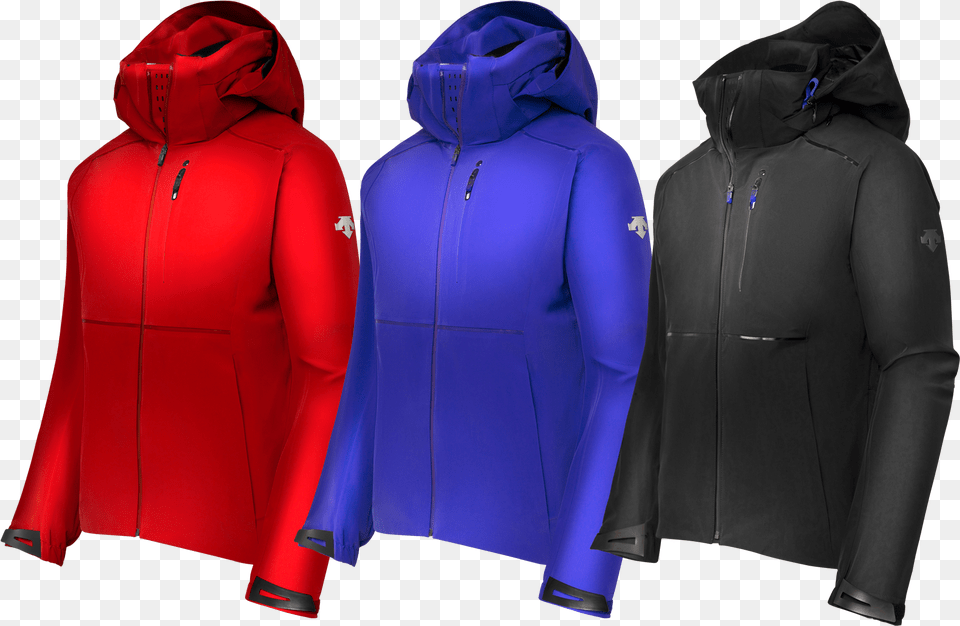 3l Shell Jacket Blue, Clothing, Coat, Hood, Hoodie Png Image
