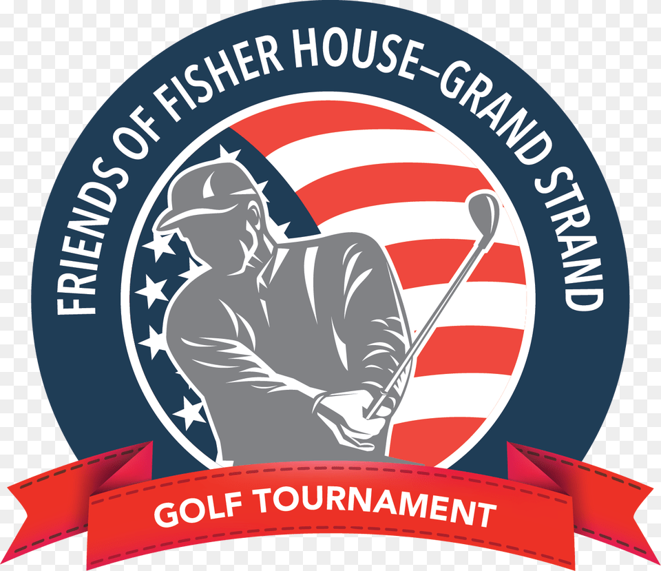 3rd Annual Golf Benefit For Fisher House Charleston Poster, Logo, Adult, Male, Man Png