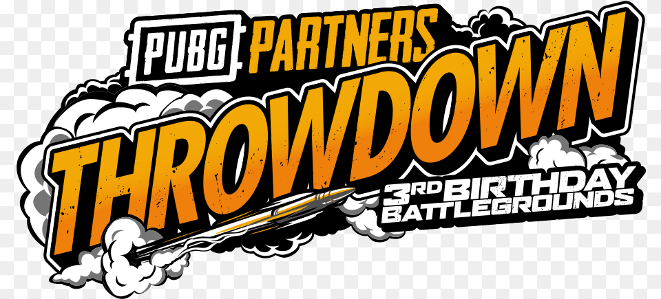 3rd Birthday Battlegrounds Pubg Throwdown Language, Advertisement, Poster, Logo, Dynamite Png Image