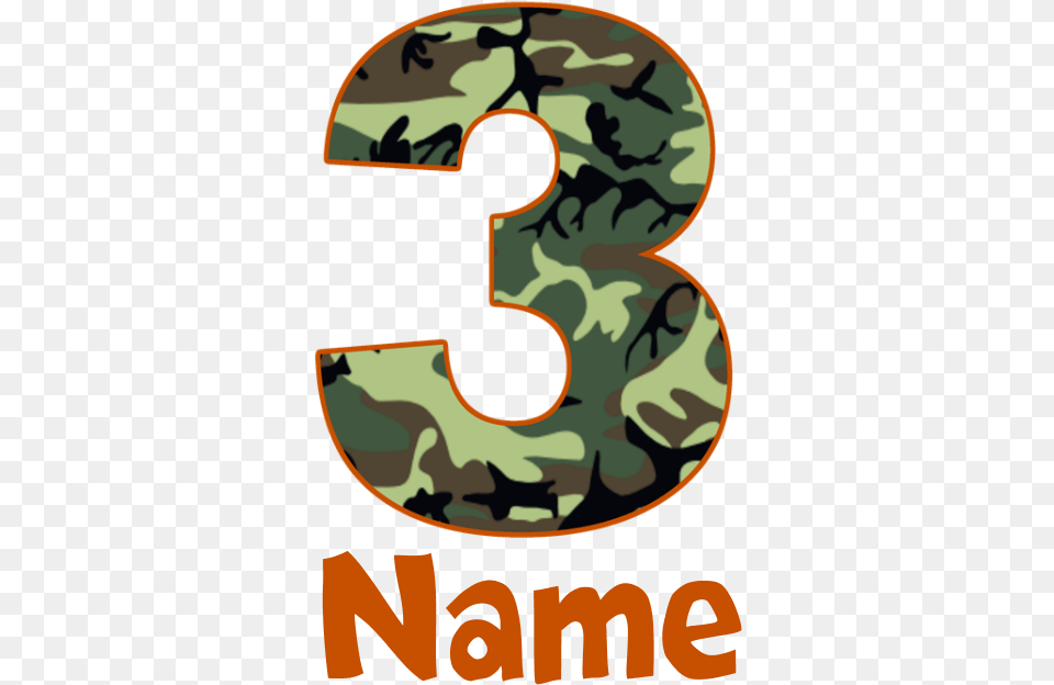 3rd Birthday Camo T Shirt Camouflage Background Clipart Army Background, Number, Symbol, Text, Military Free Png