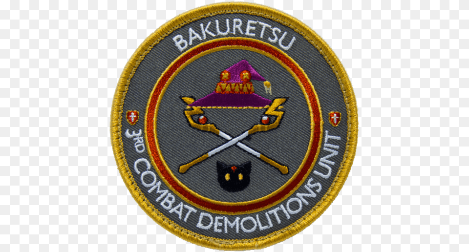 3rd Combat Demolitions Unit Ptun, Badge, Logo, Symbol, Emblem Png Image