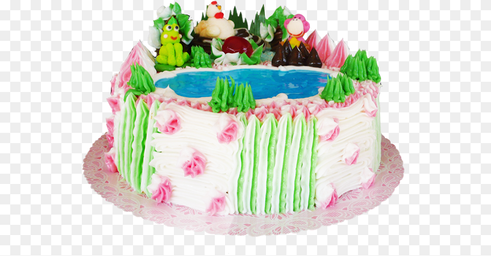 3rd Happy Birthday Cake, Birthday Cake, Cream, Dessert, Food Png Image