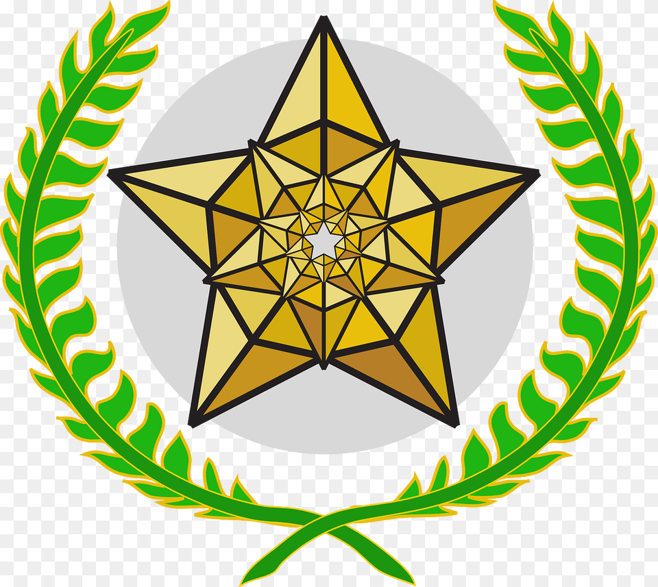 3rd Place, Symbol, Star Symbol, Leaf, Plant Png Image
