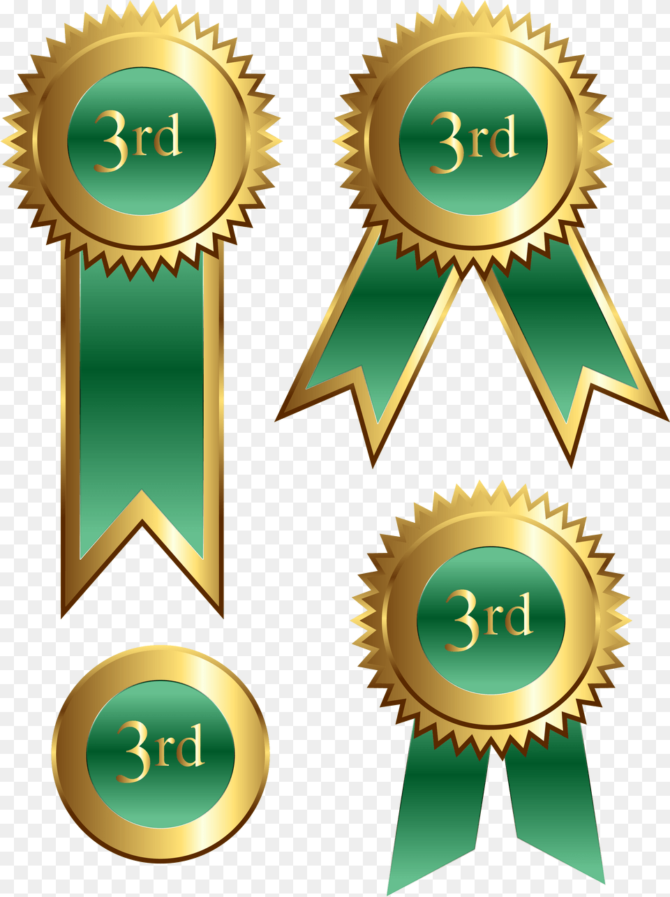 3rd Place Ribbon Clip Art Ribbon 3rd Place Clipart 3rd Place Ribbon, Badge, Gold, Logo, Symbol Png