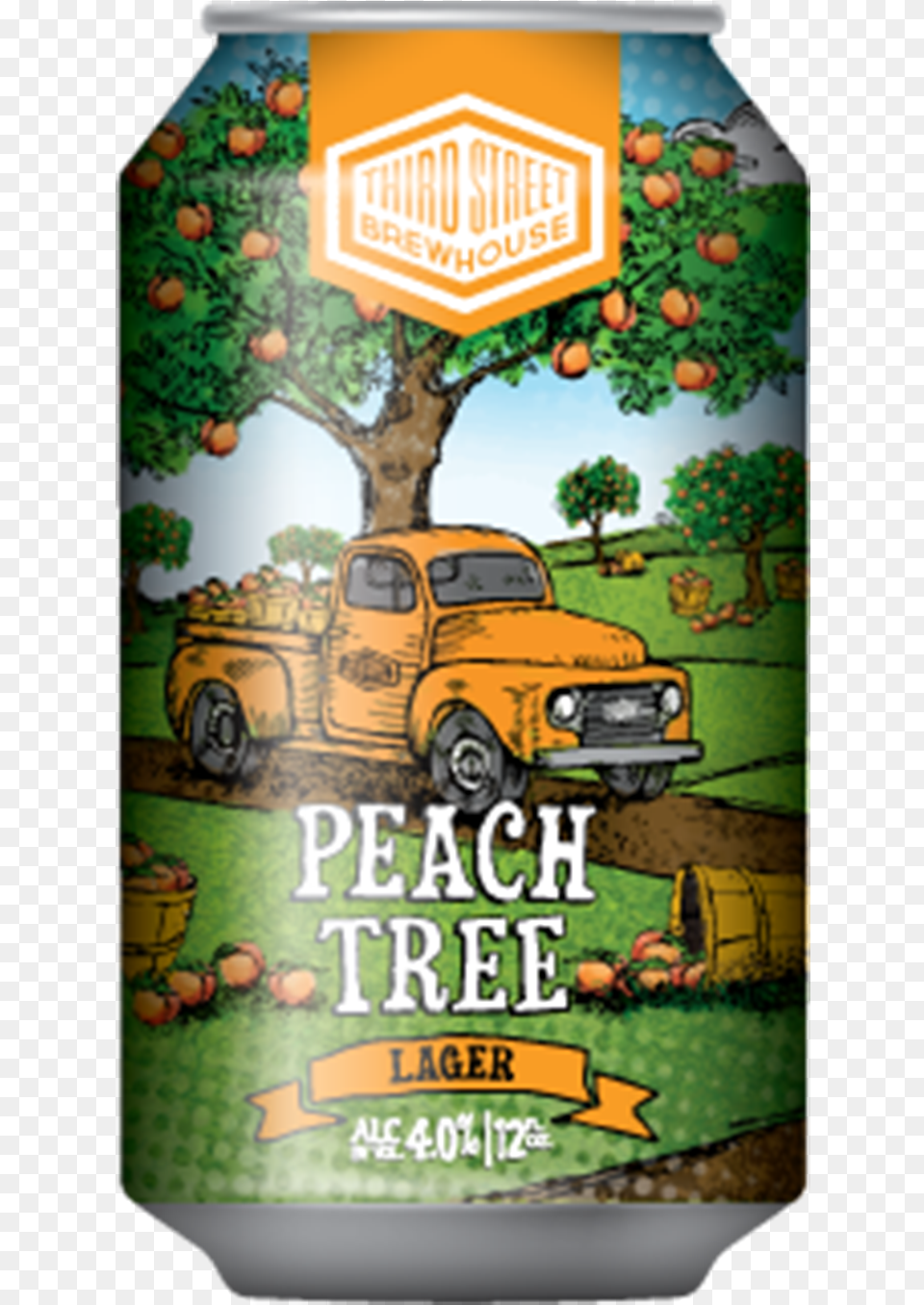 3rd Street Peach Tree Lager Third Street Peach Tree Lager, Car, Transportation, Vehicle, Machine Png Image
