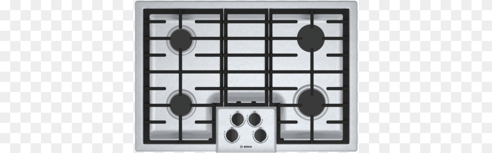 4 Burner Gas Cooktop Ngm5056uc Stainless Steel Bosch Gas Cooktop 30 Inch, Indoors, Kitchen, Appliance, Device Free Png Download