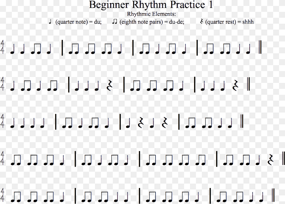 4 Rhythm Practice, Text, Blackboard Png