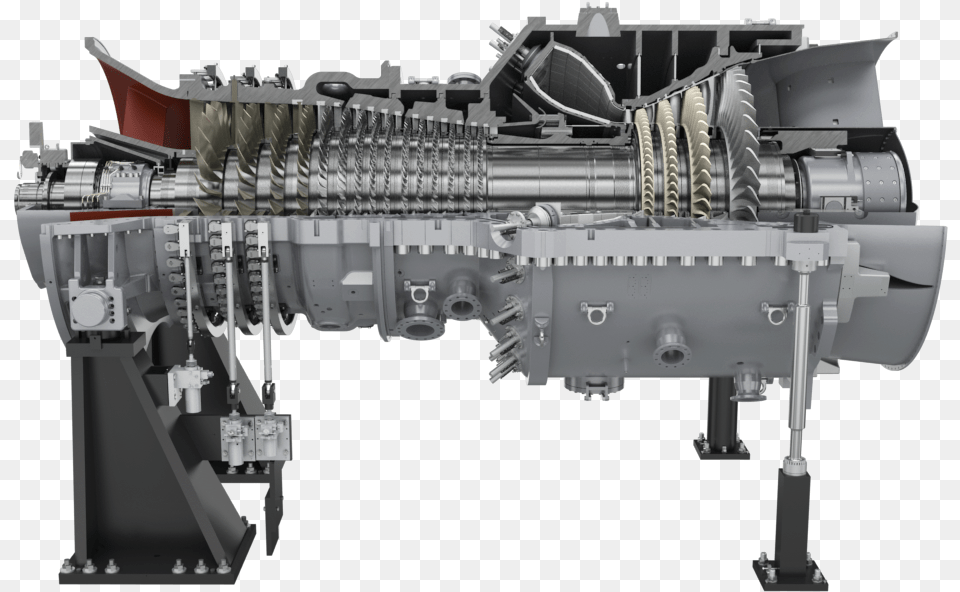 4000f Heavy Duty Gas Turbine, Machine, Motor, Engine, Cad Diagram Png